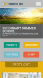 Mobile Screenshot of friscoisd.net